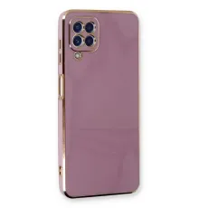Samsung Galaxy A22 Kılıf Volet Silikon - Mor