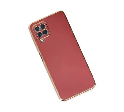 Samsung Galaxy A22 Kılıf Volet Silikon - Kırmızı