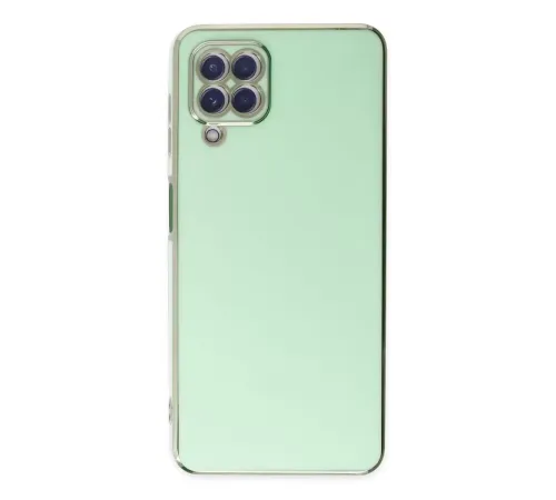 Samsung Galaxy A22 Kılıf Volet Silikon - Açık Yeşil