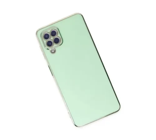 Samsung Galaxy A22 Kılıf Volet Silikon - Açık Yeşil