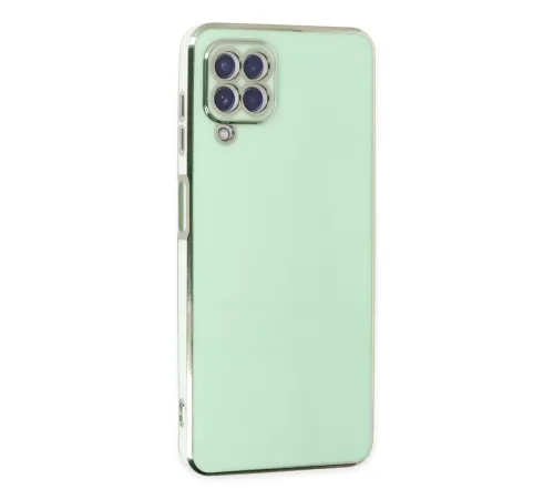 Samsung Galaxy A22 Kılıf Volet Silikon - Açık Yeşil