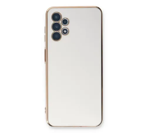 Samsung Galaxy A13 4G Kılıf Volet Silikon - Beyaz