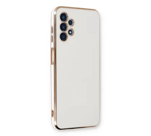 Samsung Galaxy A13 4G Kılıf Volet Silikon - Beyaz