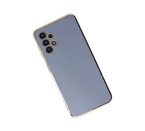 Samsung Galaxy A13 4G Kılıf Volet Silikon - Mavi