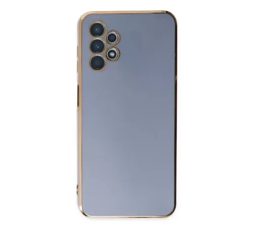 Samsung Galaxy A13 4G Kılıf Volet Silikon - Mavi
