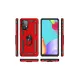 Samsung Galaxy A52 Kılıf Sofya Yüzüklü Silikon Kapak - Kırmızı