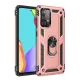 Samsung Galaxy A52 Kılıf Sofya Yüzüklü Silikon Kapak - Rose