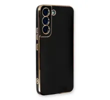 Samsung Galaxy S22 Plus Kılıf Volet Silikon - Siyah