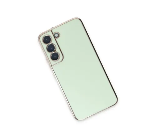 Samsung Galaxy S22 Plus Kılıf Volet Silikon - Açık Yeşil
