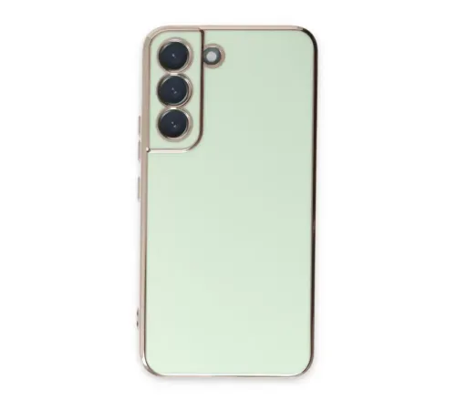 Samsung Galaxy S22 Plus Kılıf Volet Silikon - Açık Yeşil