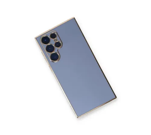 Samsung Galaxy S22 Ultra Kılıf Volet Silikon - Mavi