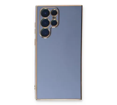 Samsung Galaxy S22 Ultra Kılıf Volet Silikon - Mavi