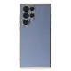 Samsung Galaxy S22 Ultra Kılıf Volet Silikon - Mavi