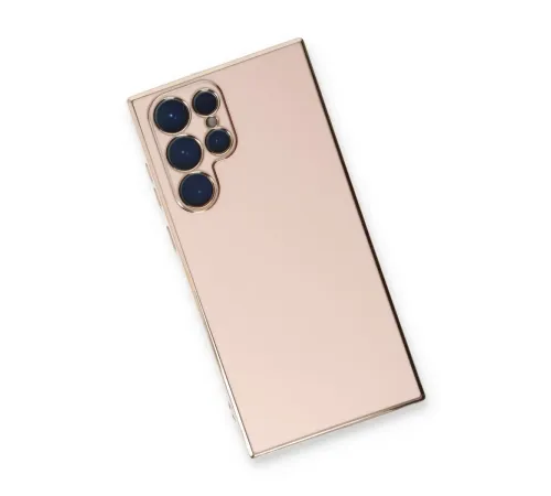 Samsung Galaxy S22 Ultra Kılıf Volet Silikon - Pembe