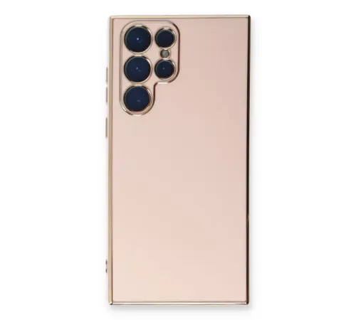 Samsung Galaxy S22 Ultra Kılıf Volet Silikon - Pembe