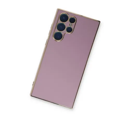Samsung Galaxy S22 Ultra Kılıf Volet Silikon - Mor