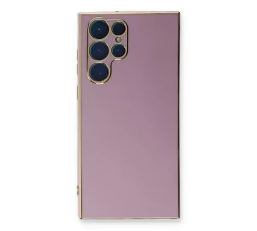 Samsung Galaxy S22 Ultra Kılıf Volet Silikon - Mor