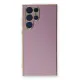 Samsung Galaxy S22 Ultra Kılıf Volet Silikon - Mor