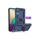 Samsung Galaxy A02 Kılıf Sofya Yüzüklü Silikon Kapak - Lacivert