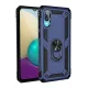 Samsung Galaxy A02 Kılıf Sofya Yüzüklü Silikon Kapak - Lacivert