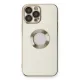 Apple iPhone 13 Pro Max Kılıf Store Silikon - Beyaz