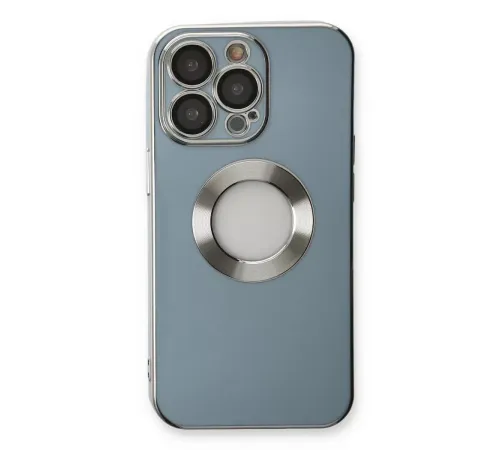 Apple iPhone 13 Pro Max Kılıf Store Silikon - Sierra Blue