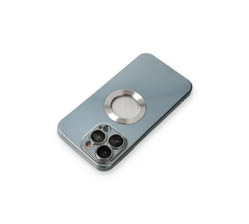 Apple iPhone 13 Pro Max Kılıf Store Silikon - Sierra Blue