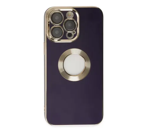 Apple iPhone 13 Pro Max Kılıf Store Silikon - Derin Mor