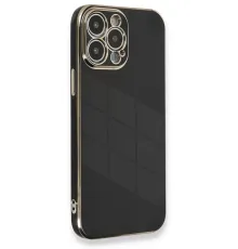 Apple iPhone 13 Pro Max Kılıf Volet Silikon - Siyah
