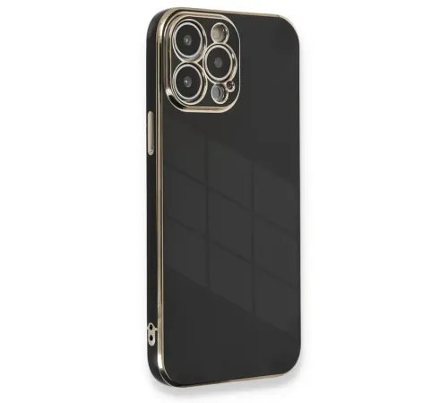 Apple iPhone 13 Pro Max Kılıf Volet Silikon - Siyah