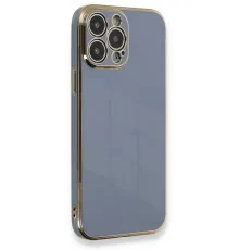 Apple iPhone 13 Pro Max Kılıf Volet Silikon - Mavi