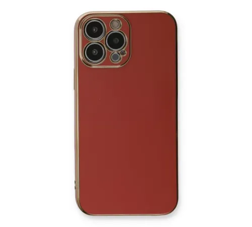 Apple iPhone 13 Pro Max Kılıf Volet Silikon - Kırmızı
