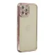 Apple iPhone 12 Pro Kılıf Joke Taşlı Silikon - Pembe