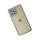 Apple iPhone 12 Pro Kılıf Joke Taşlı Silikon - Mor