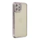 Apple iPhone 12 Pro Kılıf Joke Taşlı Silikon - Mor