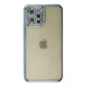 Apple iPhone 12 Pro Kılıf Joke Taşlı Silikon - Mavi