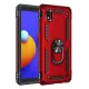 Samsung Galaxy A01 Core Kılıf Sofya Yüzüklü Silikon Kapak - Kırmızı