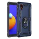 Samsung Galaxy A01 Core Kılıf Sofya Yüzüklü Silikon Kapak - Lacivert