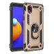 Samsung Galaxy A01 Core Kılıf Sofya Yüzüklü Silikon Kapak - Gold