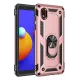 Samsung Galaxy A01 Core Kılıf Sofya Yüzüklü Silikon Kapak - Rose