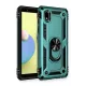 Samsung Galaxy A01 Core Kılıf Sofya Yüzüklü Silikon Kapak - Yeşil