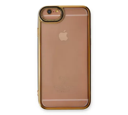 Apple iPhone 6 Kılıf Liva Lens Silikon - Siyah