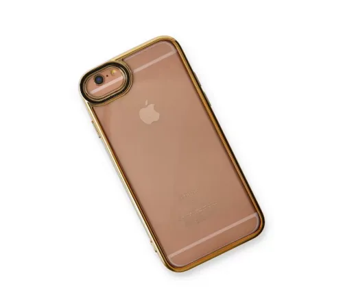 Apple iPhone 6 Kılıf Liva Lens Silikon - Siyah