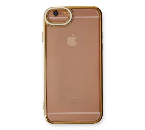 Apple iPhone 6 Kılıf Liva Lens Silikon - Beyaz
