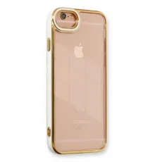 Apple iPhone 6 Kılıf Liva Lens Silikon - Beyaz