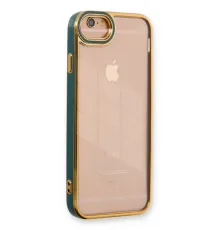 Apple iPhone 6 Kılıf Liva Lens Silikon - Yeşil