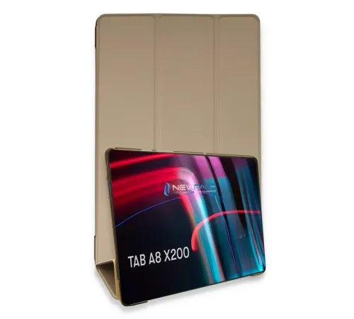 Samsung Galaxy X200 Tab A8 10.5 Kılıf Tablet Smart Kılıf - Gold