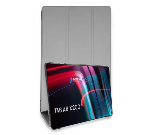 Samsung Galaxy X200 Tab A8 10.5 Kılıf Tablet Smart Kılıf - Gri