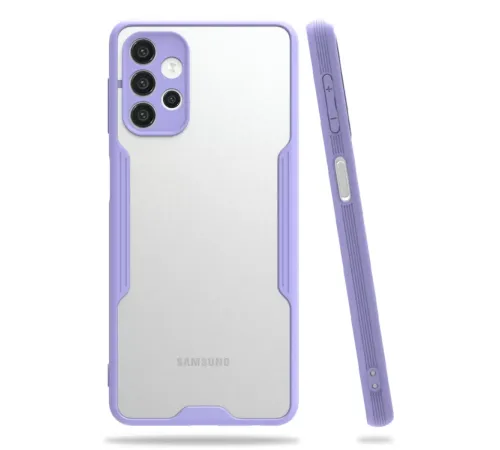 Samsung Galaxy A52 Kılıf Platin Silikon - Lila