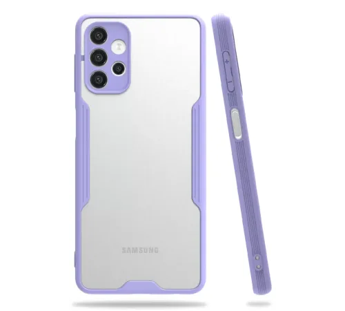 Samsung Galaxy A52 Kılıf Platin Silikon - Lila